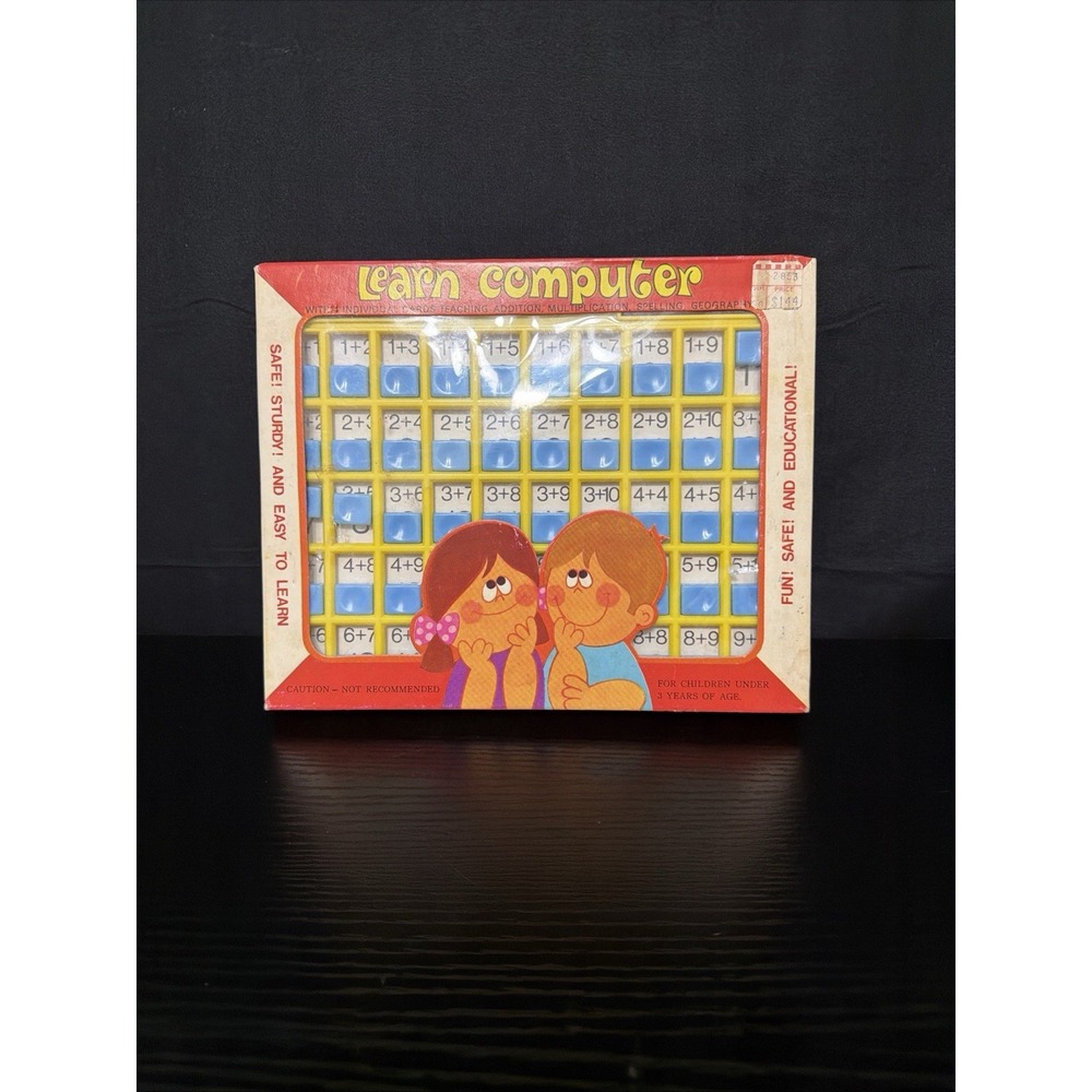 Pre-School ~ Play 'N Learn Computer (S.S. Kresge - Kmart Toy) Retro USA